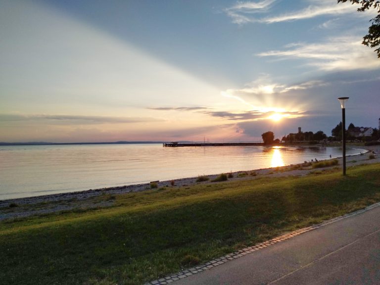 Promenade in Langenargen am Bodensee